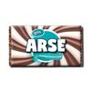 Arse Chocolate Bar with Novelty Joke Wrapper - Funny Rude Gift Birthday Present (Chocolate Included) view 1