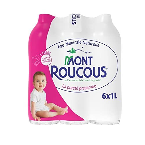 Mont Roucous Mineral Water 6 x 1 L Sold Per Unit