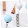 2pcs Massager Ball Hammer Neck Back Shoulder Handheld Massage Stick Body Massager Fatigue for Adults (Random Color) view 3
