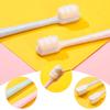 4 Pieces Extra Soft Toothbrushes for Sensitive Gums 20000 Soft Bristle Toothbrush Micro Nano Manual Toothbrush for Fragile Gums Elderly Adult Kids Braces (Blue, Green, Pink, Beige) view 3