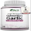 Garlic Capsules 25,000 mg - 240 Softgel Capsules - 8 Month Supply - High Strength Garlic Supplement - Extract from Allium Sativum - 1.5 mg of Allicin - Made in The UK - Nu U Nutrition view 1