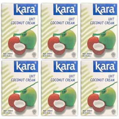 Kara Coconut Cream 200ml (Pack of 6)