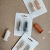 Mushie Baby Finger Toothbrushes | 1x Set of 2 Silicone Finger Toothbrush Baby | Babies First Toothbrush Soothing Irritated Gums | Material: Food-Grade Silicone (Stone/Tradewinds) view 4