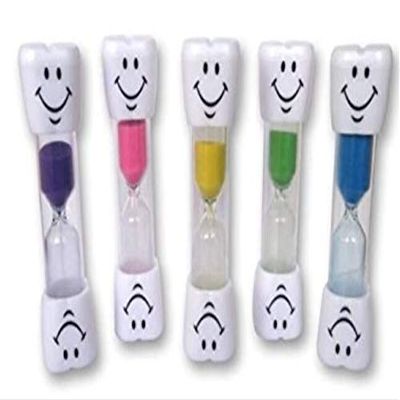 Amandaus Kids Toothbrush Timer 2-Minute Sand Timer for Kids and Teens,Great Gift - Set 5pcs Pack