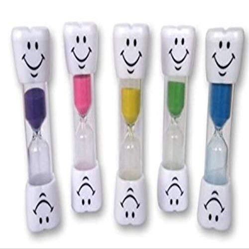 Amandaus Kids Toothbrush Timer 2-Minute Sand Timer for Kids and Teens,Great Gift - Set 5pcs Pack
