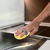 Glart H46PP microfiber dishwashing sponges set of 6, 130x25 mm, cleaning sponges for cleaners, microfiber cloth pads more thorough than cotton, simple cleaning cloths or kitchen towels view 3