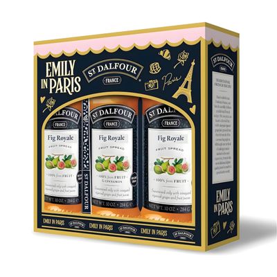 St. Dalfour Emily in Paris Fig fruit spread 3 jars x 284g