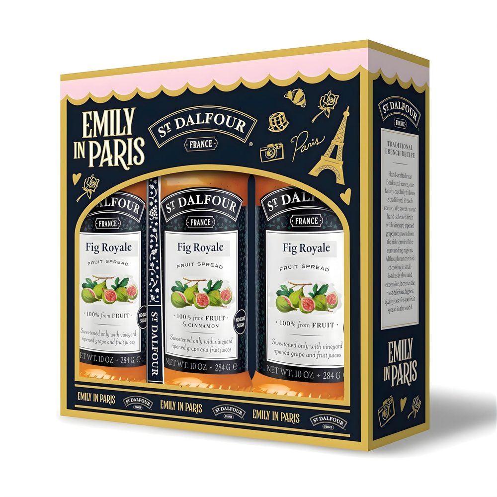 St. Dalfour Emily in Paris Fig fruit spread 3 jars x 284g