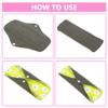 5pcs Reusable Sanitary Towels Pads, Heavy Flow Night Washable Cloth Menstrual Sanitary Towels(18 * 255cm) view 2