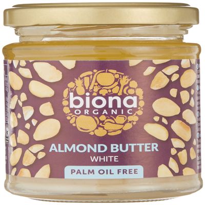 Blanched Almond Butter, Unroasted, Organic 170g (Biona)