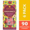 Aduna Organic Radiance Hibiscus Super Tea | Natural Caffeine-Free Infusion With Hibiscus, Rosehip & Elderberry | Superfood Tea for Healthy Skin & Hydration | 15 Biodegradable Pyramid Bags x 6 Packs view 2