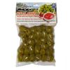 Candia Crop Greek Green Olives Stuffed with Florina Red Pepper Paste, Pack of 5 x 200g (Total: 1 kg) view 1