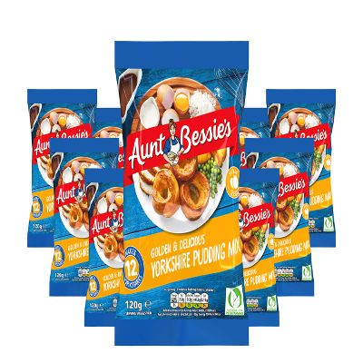 Aunt Bessie's Sunday Roast Yorkshire Pudding Batter Mix, 120 g - Pack of 9