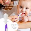 Cherish Baby Care 0-2 Years Toothbrush - Safety-Tested & BPA-Free 3-Pack (Finger, Silicone, Toddler) - Baby's First Toothbrush Kit (Purple) view 4