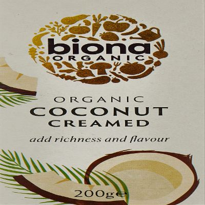 Biona Organic Creamed Coconut, 200g