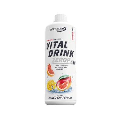 Best Body Nutrition Vital Drink Zerop (1000ml) Mango Grapefruit - Intra- & Post-Workout - Intra-Workout