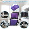 GBHJJ Wheelchair Headrest Neck Support Comfortable Seat Back Cushion Pillow, Portable for Adults Travel Wheelchair (Seat Width16-20) Accessories view 3