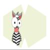 Beespoke Gifts Reusable Fashion Face Mask - Crazy Zebra (Children) view 1