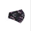OgLuxe Womens 100% Cotton Washable Outdoor Face Protector Two Layers Mouth Cover Floral With Ear Loops (TwoLayer Dark Night) view 2