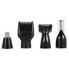 Cocoarm Facial Hair Trimmer, 4-in-1 Electric Nose Ear Temple Small Mustache Eyebrow Trimmer, USB Rechargeable, Painless, Unisex view 3