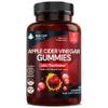 Apple Cider Vinegar Gummies Vegan with The Mother High Strength + Vitamin B12 Folate Pomegranate & Beetroot Fresh Pure Unfiltered Vinegar Not Powder Apple Cider Vinegar Gummy 1 Per Serving view 1