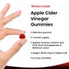 Apple Cider Vinegar Gummies Vegan with The Mother High Strength + Vitamin B12 Folate Pomegranate & Beetroot Fresh Pure Unfiltered Vinegar Not Powder Apple Cider Vinegar Gummy 1 Per Serving view 2