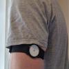 CGM Clips UK - Sensor Armband Holder/Protector Compatible with Freestyle Libre 1/2 (Black) view 2