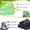 10Liter Green Bin Bags,120 Counts Small Kitchen Bin Liners, Made from 100% Corn Starch-Based for Bathroom,LivingRoom,Kitchen,Office,Pet,Fit 8,9,10,11,12 Liter Can, 45x50cm view 4