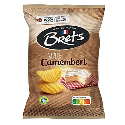 Bret'S - Chips Flavor Camembert 125G - Lot of 4 - Price Per Lot - Fast Delivery