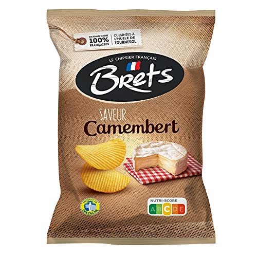 Bret'S - Chips Flavor Camembert 125G - Lot of 4 - Price Per Lot - Fast Delivery