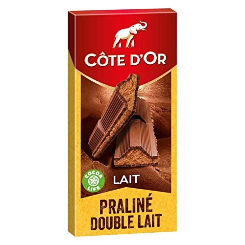 Cte D'Or - Praline Fudge Milk 200G - Lot of 4 - Price Per Lot - Fast Delivery