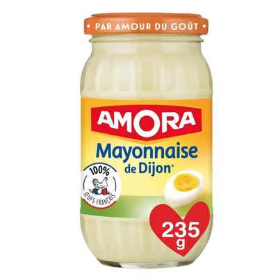 Amora - Mayonnaise 235g Without Sulphite - Lot of 4 - Price Per Lot - Fast Delivery