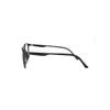 Clear Reading Glasses, Square Full Frame Reading Glasses, Women Stylish, Eyeglasses, Anti Glare, Spring Hinge, Lady Quality Readers (Color : Black, Size : 3.0) view 3