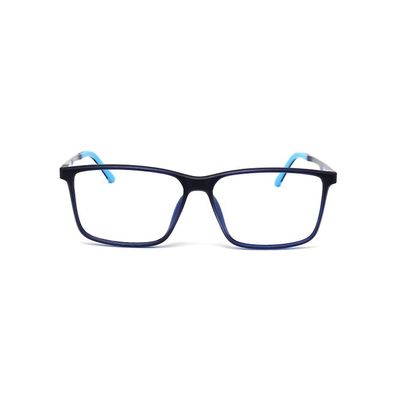 Clear Reading Glasses, Square Full Frame Reading Glasses, Women Stylish, Eyeglasses, Anti Glare, Spring Hinge, Lady Quality Readers (Color : Blue, Size : 1.0)