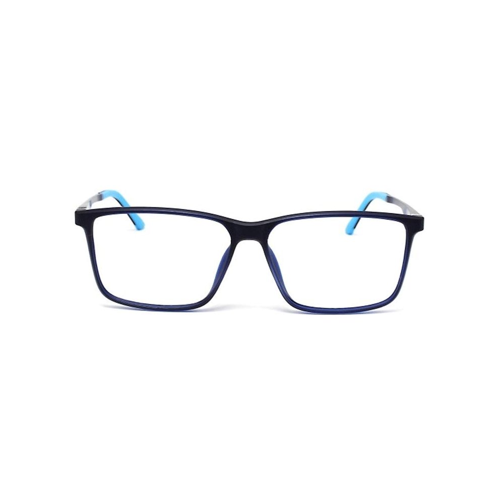 Clear Reading Glasses, Square Full Frame Reading Glasses, Women Stylish, Eyeglasses, Anti Glare, Spring Hinge, Lady Quality Readers (Color : Blue, Size : 1.0)