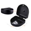 (2 Pack) Retainer Case,Solid Orthodontic Retainer Case-Black view 2