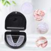 (2 Pack) Retainer Case,Solid Orthodontic Retainer Case-Black view 3