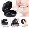 (2 Pack) Retainer Case,Solid Orthodontic Retainer Case-Black view 4
