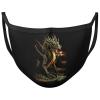 Darkwear Skull Dragon Horse Spiral Punk Tribal Roses Blood rose Face Mask Covering Reusable Washable Fashion Mask (DRAGON) view 1