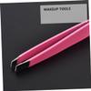 4pcs Diagonal Eyebrow Pliers Eyebrow Scissors Makeup Tool Eyebrow Grooming Comb Eyebrow Comb Eyebrow Trimmer Eyelashes Grooming Brush Stainless Steel Bevel Contouring Brush view 2