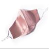 HABAC STUDIO - 100% Mulberry Silk Face Masks Reusable Black Face Masks Washable UK Face Covering for Women Mens Face Masks Silk Mask Nose Wire Adjustable Unisex Wedding Special Occasion. (Dust Pink) view 1