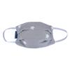 Blue Badge Co Pack of 5 Small Cotton Face Mask, Double Layer Face Cover in Grey Stars, with Pouch for Additional Filter view 2