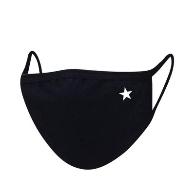 Daringjourney UK Activated Carbon Outdoor Face_Masks Washable Reuse Face Mouth Cover Black Cotton Dustproof Protection Bandanas Face Dust Cover for Unisex