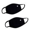 Daringjourney UK Activated Carbon Outdoor Face_Masks Washable Reuse Face Mouth Cover Black Cotton Dustproof Protection Bandanas Face Dust Cover for Unisex view 2