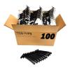 100 Twin Blade Black Disposable Razors in Bulk - Professional or Home Use view 1