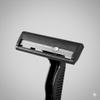 100 Twin Blade Black Disposable Razors in Bulk - Professional or Home Use view 3