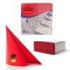 100 Aroba Airlaid Napkins Fabric-Like 19 Colours 40 x 40 cm 1/4 Fold High-Quality Wedding Napkins Fabric Look for Birthday Hotel Catering Celebrations Christmas Wedding Red view 1