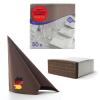 100 Aroba Airlaid Napkins Fabric-Like 19 Colours 40 x 40 cm 1/4 Fold High-Quality Wedding Napkins Fabric Look for Birthday Hotel Catering Celebrations Christmas Wedding Brown view 1