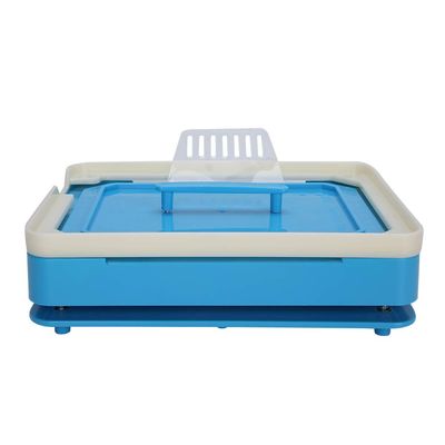 0# Capsule Filling Machine, 200 Holes Capsule Filler Manual DIY Capsule Powder Pressing Filling Machine Plate (Blue)