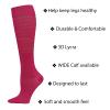 Cherokee TrueSupport Women 10-15 mmHg (1 Pair/ 4 Pairs) pack Compression Socks, Bleach, One Size view 4
